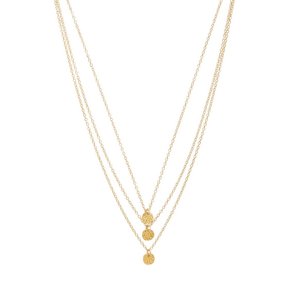 Gorjana 3 Disc Necklace